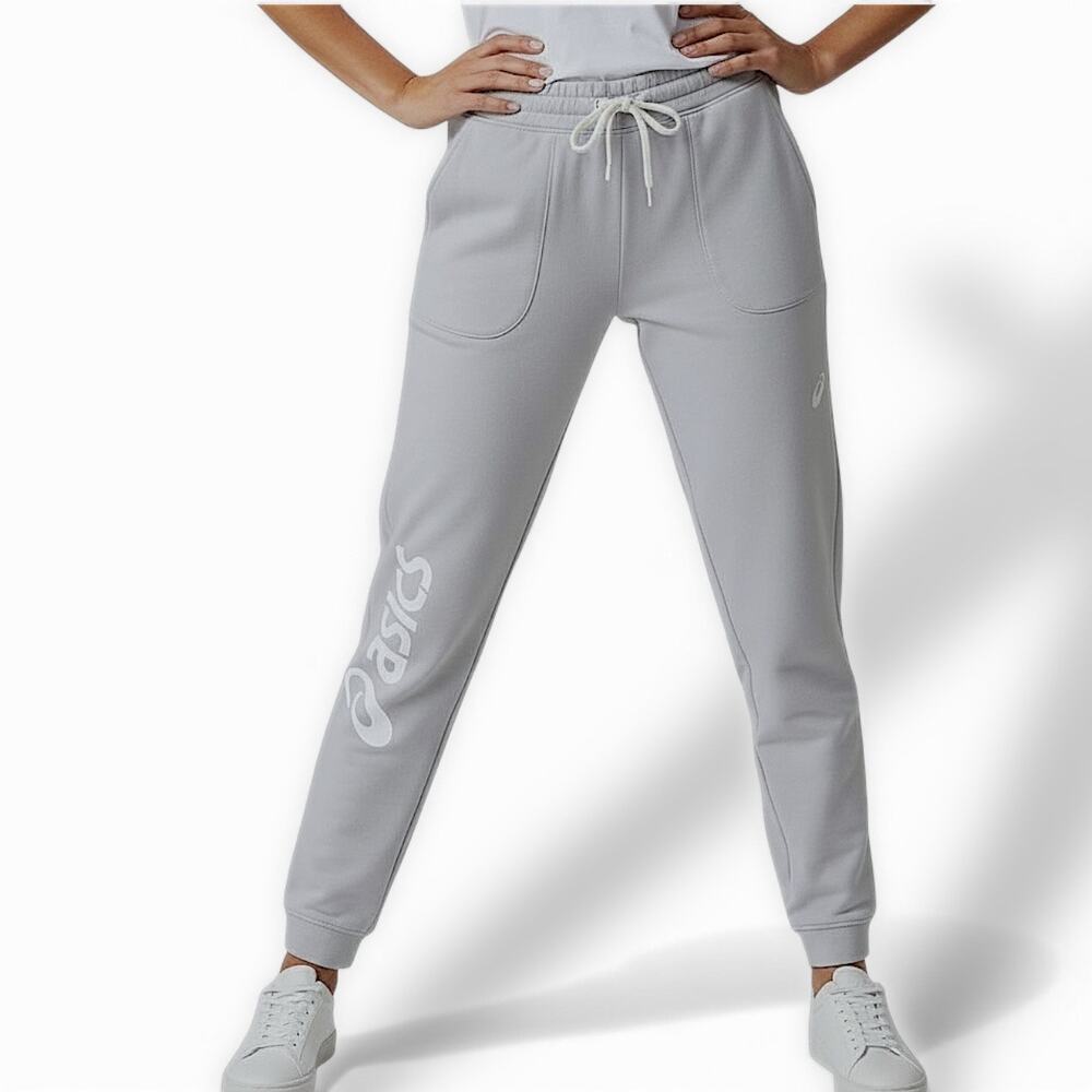 ✨ ASICS WOMEN'S ESSENTIAL FRENCH TERRY JOGGER 2.0 Light Gray – Size 2XL – NWT